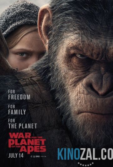 Планета обезьян: Война 2017 смотреть онлайн бесплатно